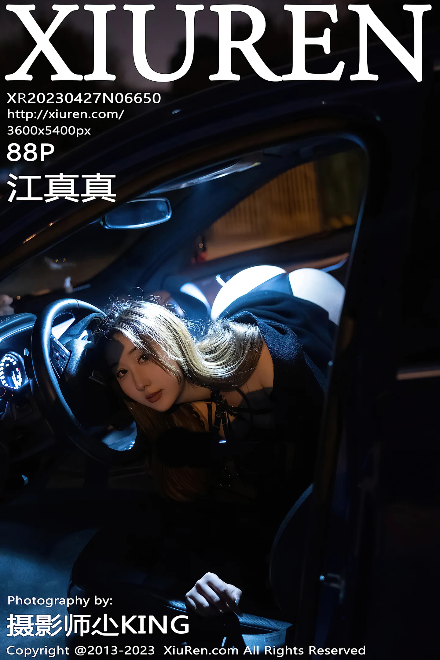 [XiuRen秀人网]No.6650_模特江真真性感黑色薄透情趣内衣配黑丝吊袜秀惹火身材诱惑写真88P-秀人网 - XiuRen.Xyz